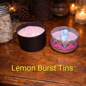 Decorative Candle Tins Set